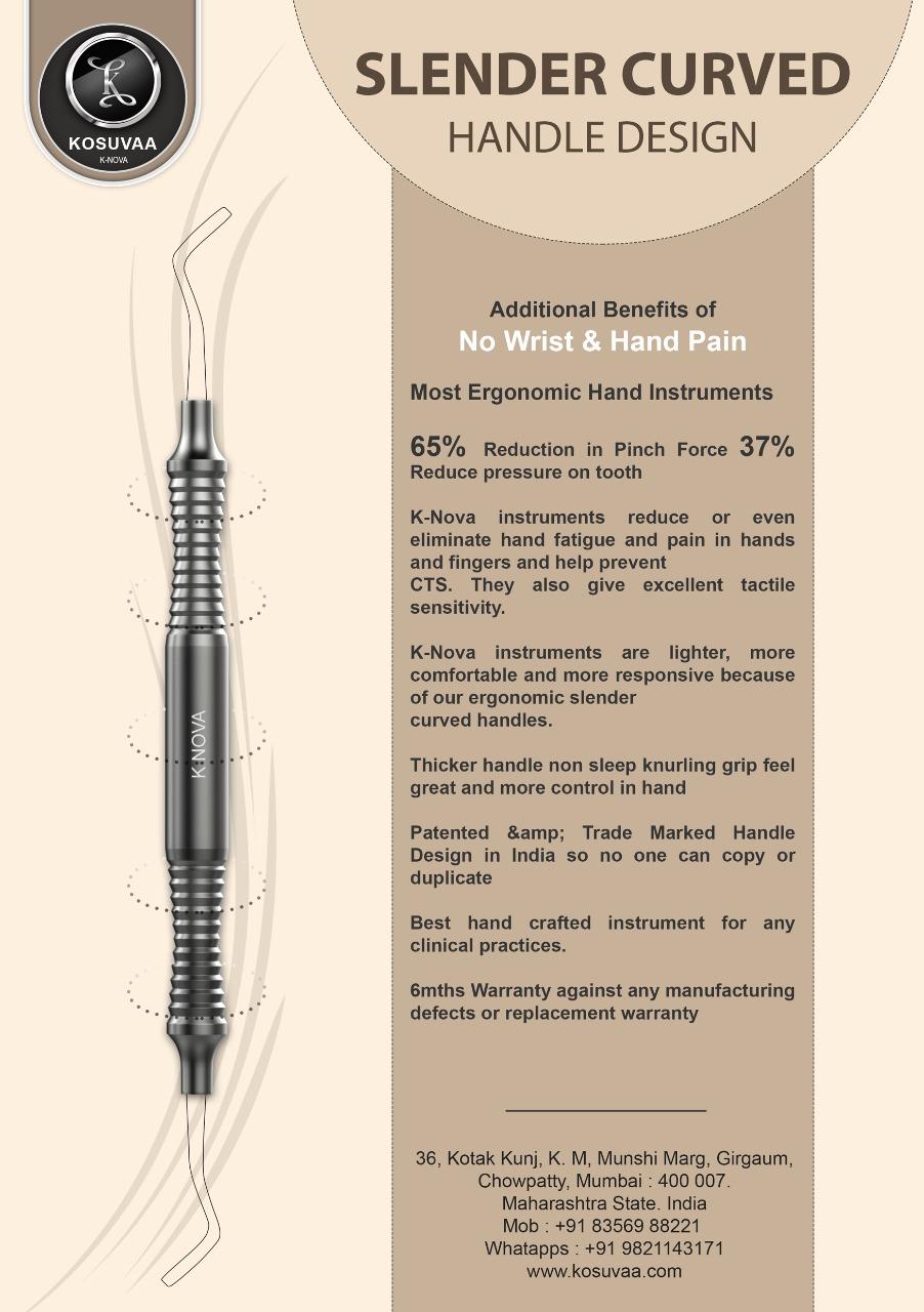 Kosuvaa slender curved handle design