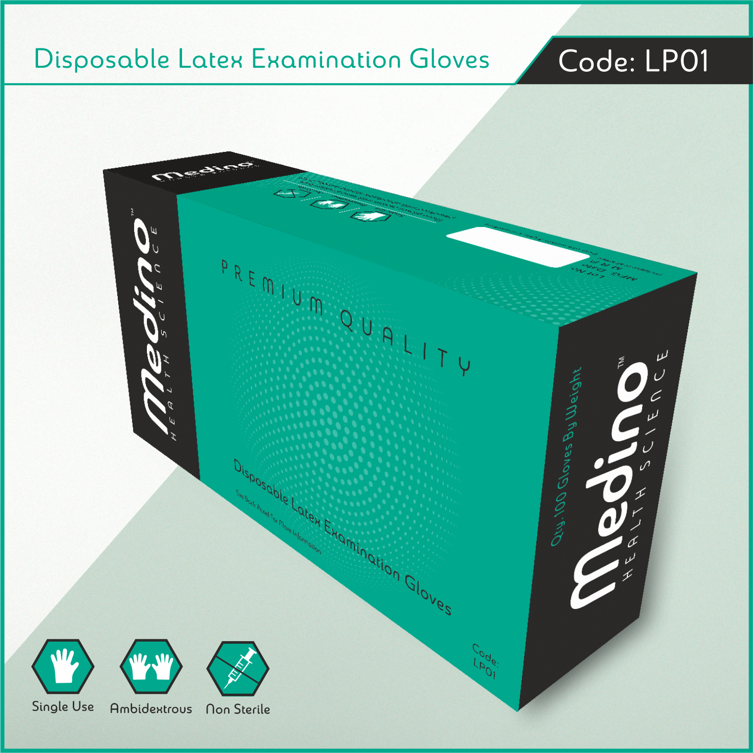 Disposable Latex Examination Gloves