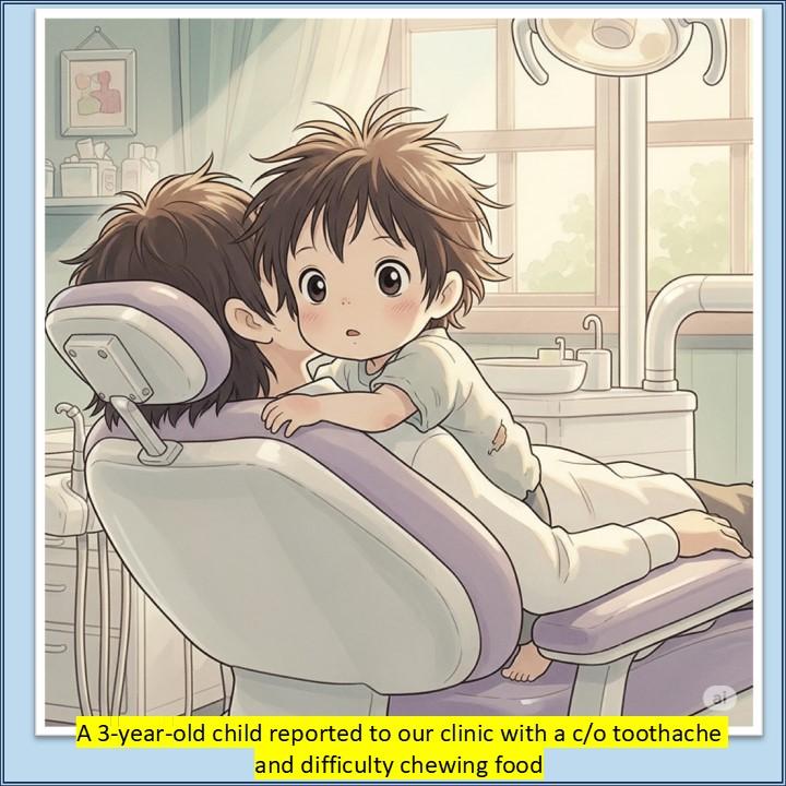 Rehab of 3 year old child under oral sedation