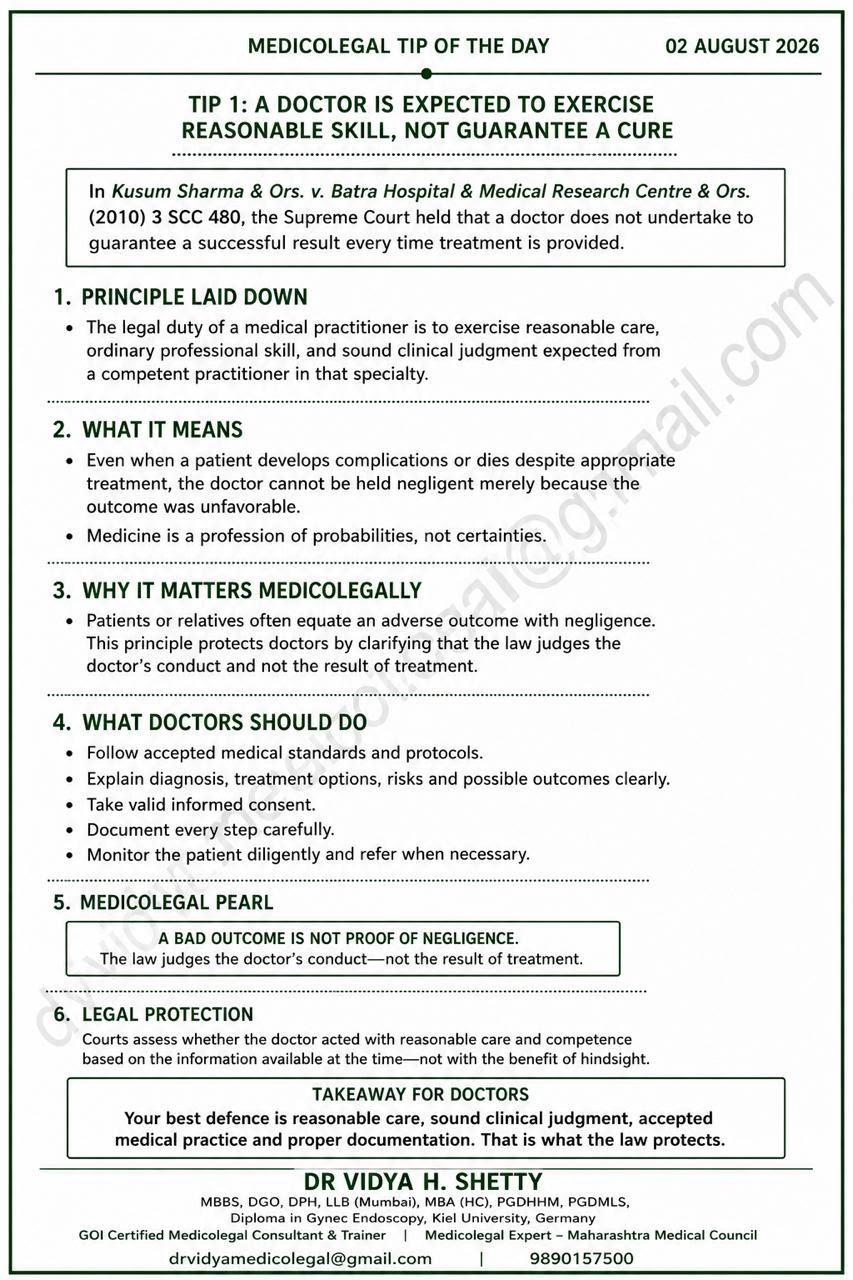 Exercise care but do not guarantee a cure